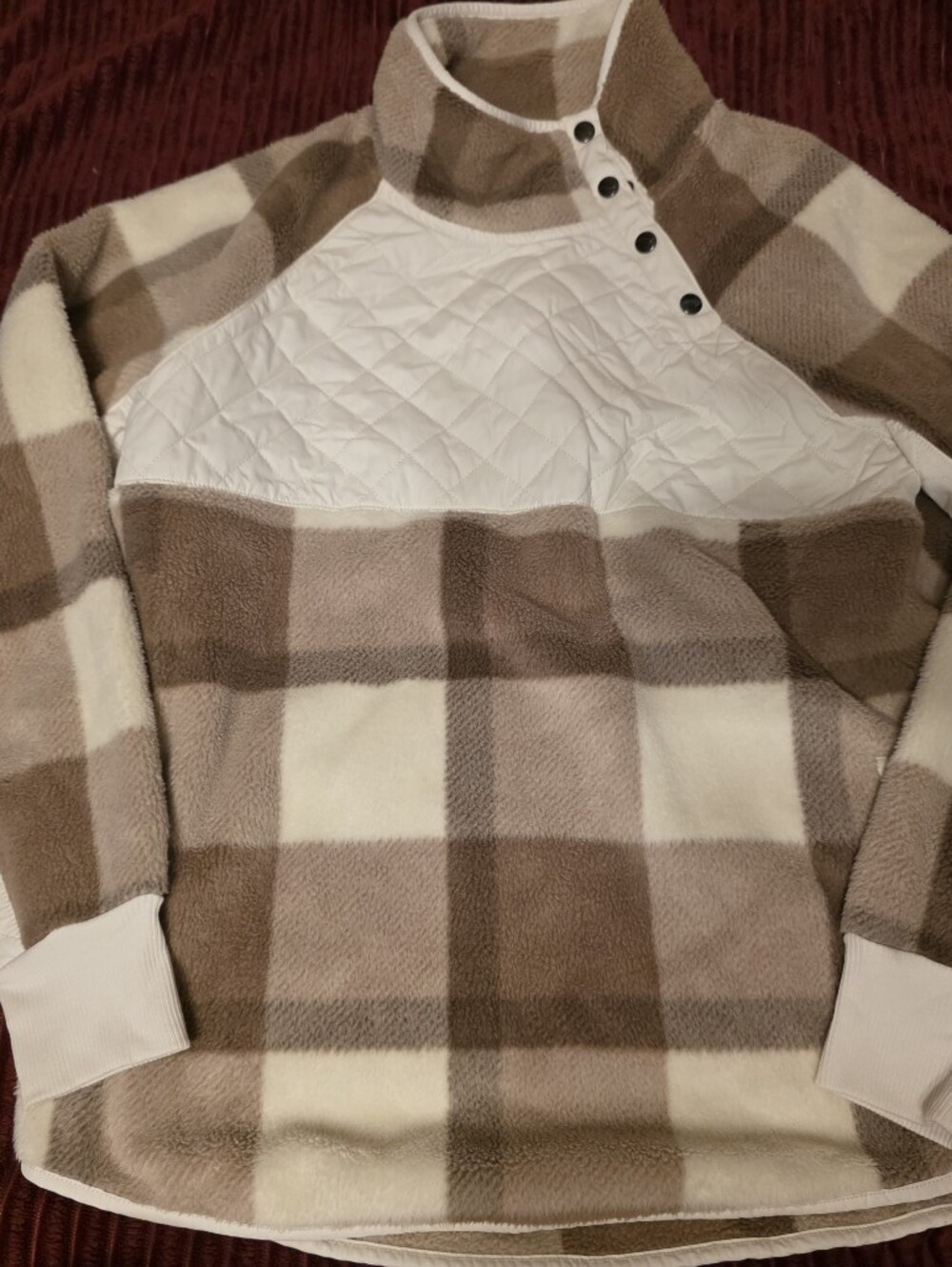 Women's Abecrombie & Fitch Pullover Sweatshirt/jacket Sz Large